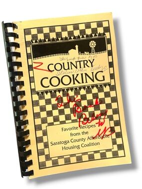 Vintage 1996 Country Cooking Saratoga County NY Recipes Cookbook